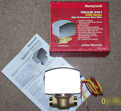 New honeywell V8043 e 5061 5000 series zone valve 