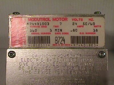 New honeywell modutrol motor M744D1003 24V hvac M744D 