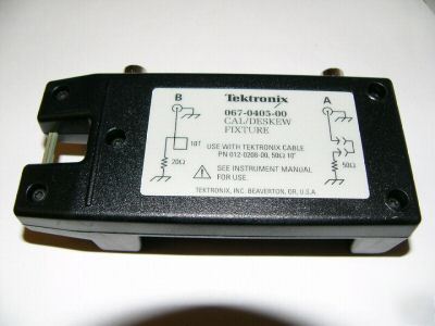 Tektronix TDS7000 series probe calibration and deskew