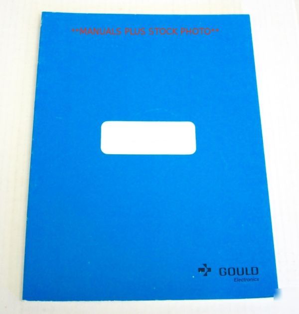 Gould 13-6615-30 operating manual - $5 shipping 