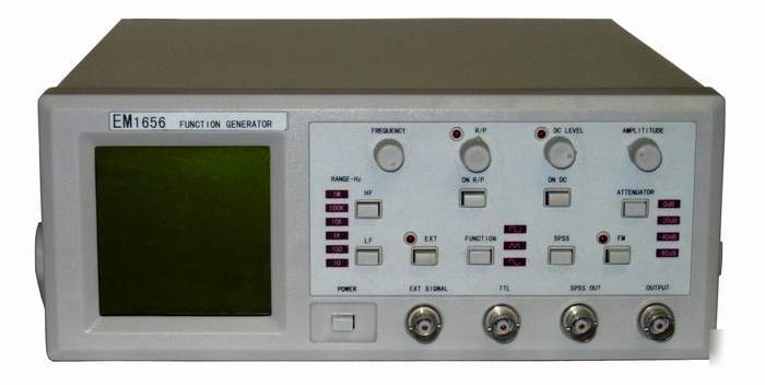 10MHZ function generator with built-in oscilloscope