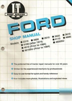 Ford i&t manual for 2310 thru 4610SU tractors