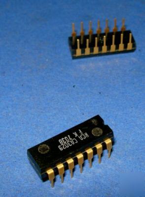 New CA3029 rca ic 14-pin gold black dip vintage rare 