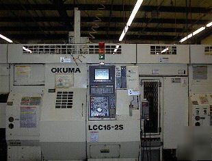 Okuma lcc-15-2S twin saddle 4 axis cnc turning center