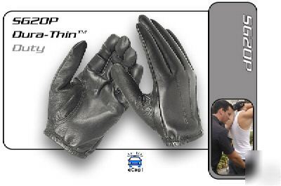 Hatch dura-thin unlined police search duty gloves md