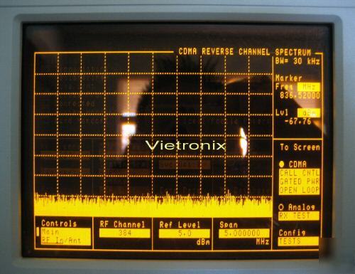 Hp agilent E8285A cdma mobile station test set + opts