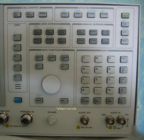 Hp agilent E8285A cdma mobile station test set + opts