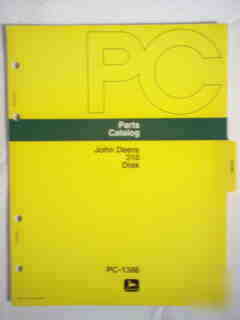 John deere 310 disk parts catalog-nice 