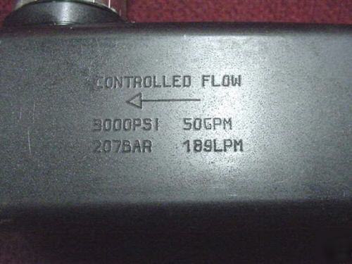 New parker pcm-1600-s color flow control valve 1