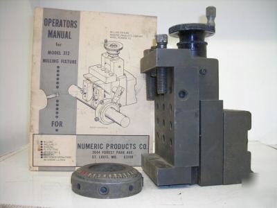Numeric products model 312 milling fixture for lathes