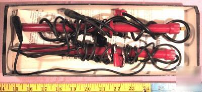 (2) simpson d.c. high voltage test probes, 50 kv,w/ box