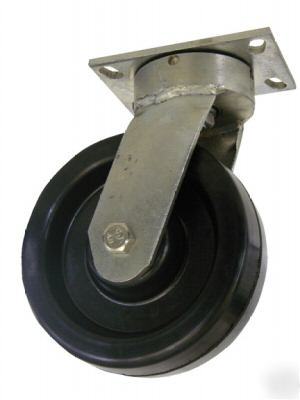 8 x 3 phenolic wheel - swivel caster â€“ industrial