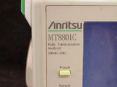 Anritsu MT8801C digital analog analyzer CDMA2000 1XRTT