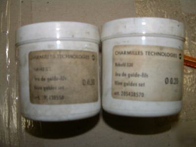Charmilles diamond wire guides and seal plate