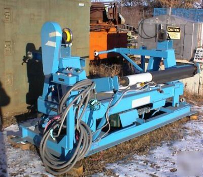 Eilers industrial die cutting press line 67 ton, samco