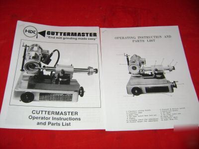Fowler cuttermaster tool cutter grinder mill milling 