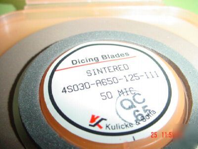 New lot of 4 / k&s kullicke & soffa dicing saw blades 