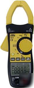 V&a digital auto-range ac/dc clamp on meter multimeter