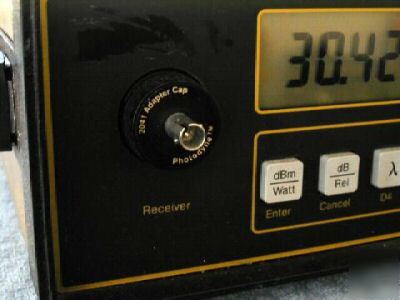 3M photodyne 2285XQ fiber optic power meter w/extras 