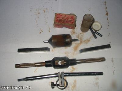 6 pc lot precision machinist tools including starrett 