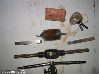 6 pc lot precision machinist tools including starrett 