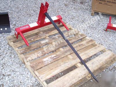 Bale spear stabber attachment cat 1 & 2, 3 point hitch