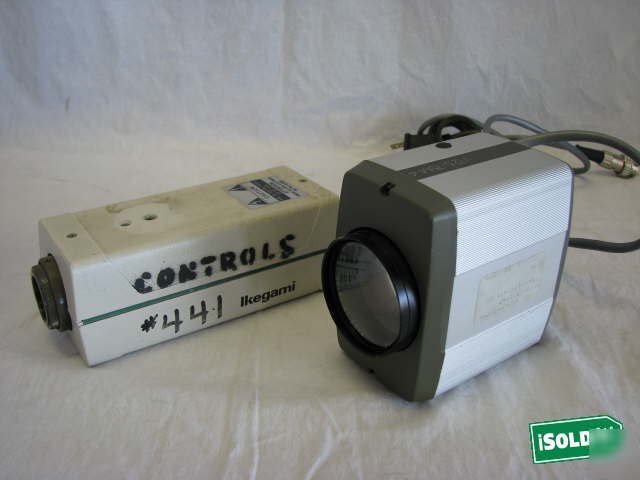 Ikegami icd-4220 & vicon V12.5-75M-4 ccd camera set