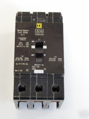 New square d EDB34030 circuit breaker