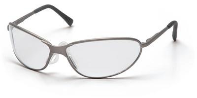 Pyramex zone ii metal clear lens safety glasses