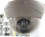 Hight resolution 24 ir led sharp ccd dome color camera