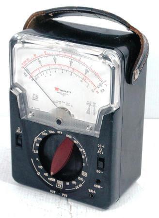 Triplett handheld analog vom capacitance multimeter 