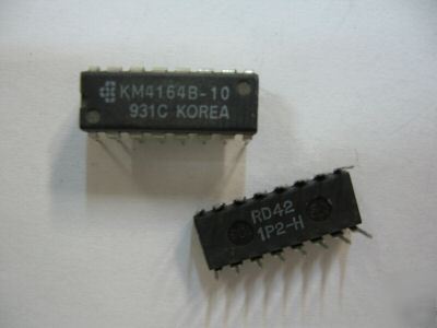 18PCS p/n KM4164B10 ; integrated circuit , samsung