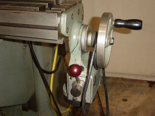 Exacto bridgeport style vertical turret knee mill power