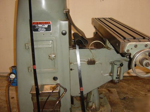 Exacto bridgeport style vertical turret knee mill power