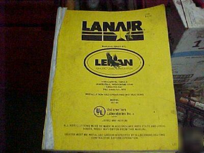 Lanair hi-140 very nice unit works great