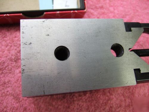 New starrett 567 v-block w/ clamp toolmaker mint 