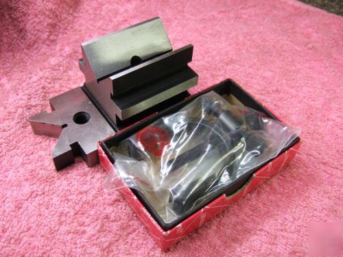 New starrett 567 v-block w/ clamp toolmaker mint 