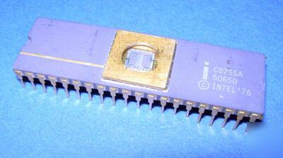 Cpu C8755A intel ceramic gold vintage