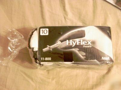 Ansell hyflex foam gloves 11-800 sz 10 (24 pair)