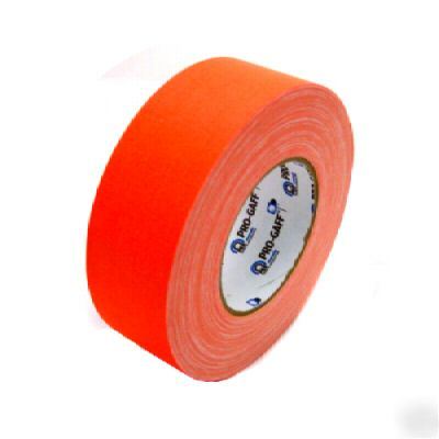 Pro gaff fluorescent orange gaffer's tape 2