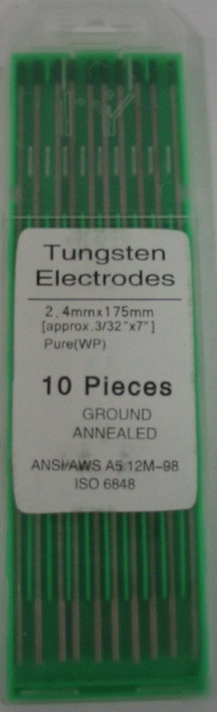 New tungsten electrodes 3/32