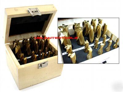 20 pcs M2 hss titanium end mill drill bits 2 & 4 flute