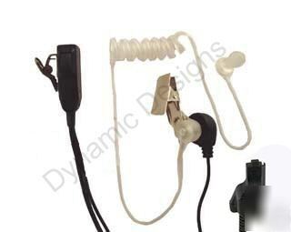 Police fbi headset 4 motorola 2-way radio mtx gp ht mts