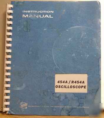 Tektronix 454A / R454A orig service/operating manual