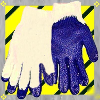 30PR small/medium knit latex palm coated work gloves go