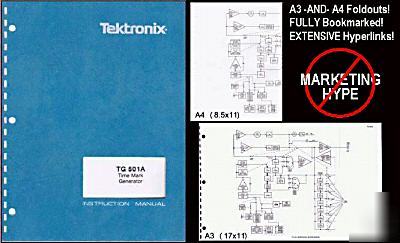 Tek TG501A tg 501A svc/ops manual in two resolutions