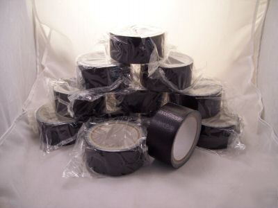 12 rolls ecomony black duct tape 2