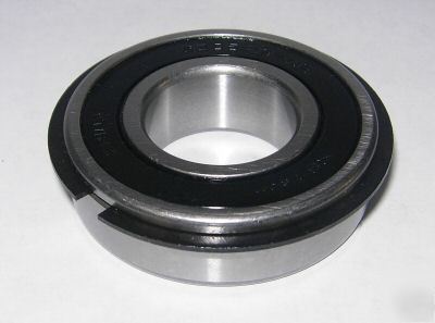 (10) 6205-2RSR bearings w/snap ring, 25X52 mm, 6205RSR 