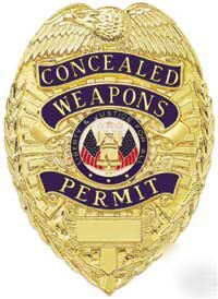 Badges - concealed weapons permit