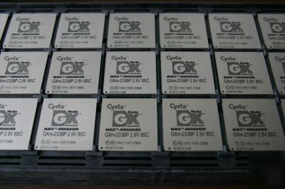 Cyrix mediagx gxm-233BP 2.9V 85C microprocessors